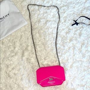 Authentic Givenchy Hot Pink mini bag like New!